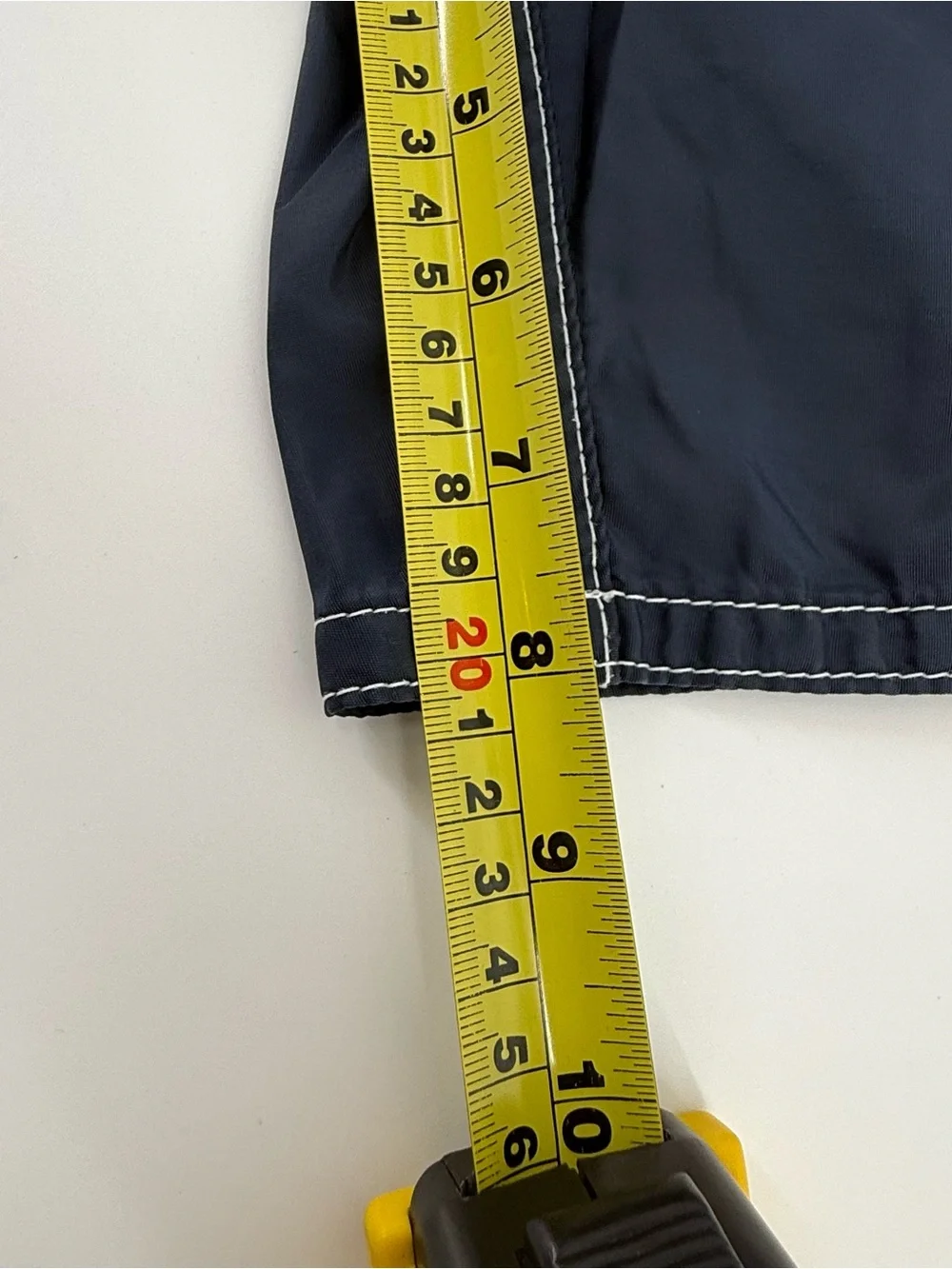Birdwell Beach Britches Mens 33 Navy Blue 311 Board Shorts 8” Nylon USA Made